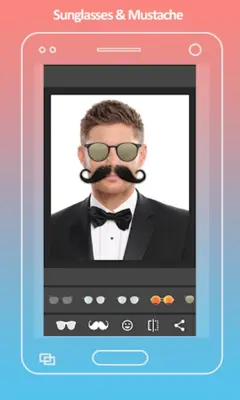 Mustache Photo Editor android App screenshot 2